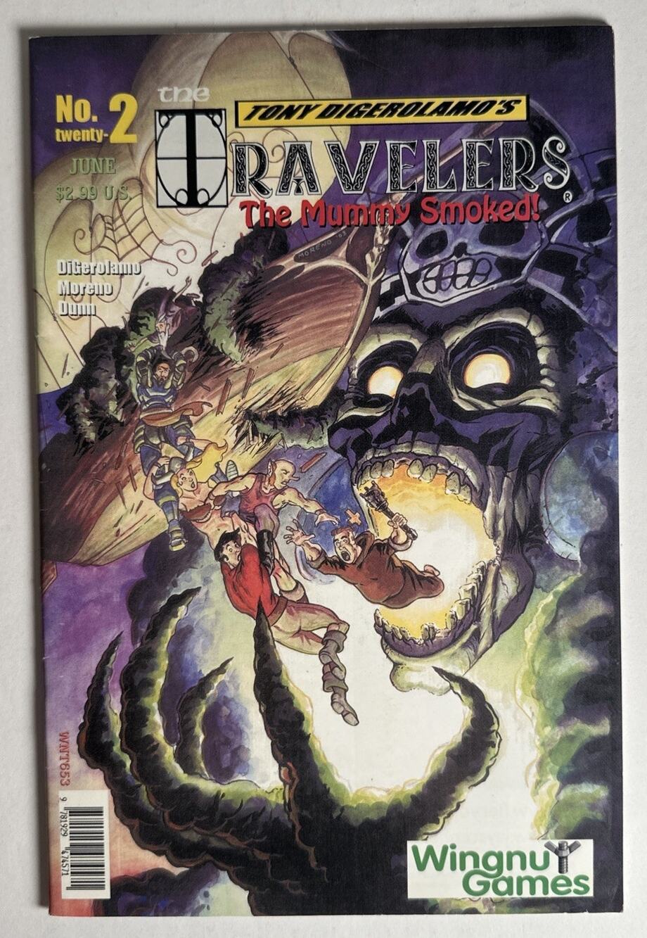 Travelers The Mummy Smoked #2 Comic Book